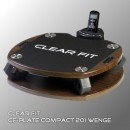 Виброплатформа Clear Fit CF-PLATE Compact 201 WENGE - магазин СпортДоставка. Спортивные товары интернет магазин в Новошахтинске 