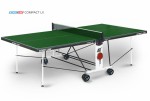 Теннисный стол для помещения Compact LX green усовершенствованная модель стола 6042-3 s-dostavka - магазин СпортДоставка. Спортивные товары интернет магазин в Новошахтинске 