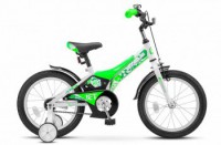 Детский велосипед Stels Jet 16" Z010 зеленый белый  2022 - магазин СпортДоставка. Спортивные товары интернет магазин в Новошахтинске 