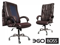 Офисное массажное кресло EGO BOSS EG1001 BORDO в комплектации ELITE и PREMIUM - магазин СпортДоставка. Спортивные товары интернет магазин в Новошахтинске 