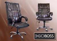 Офисное массажное кресло EGO BOSS EG1001 Шоколад в комплектации LUX - магазин СпортДоставка. Спортивные товары интернет магазин в Новошахтинске 