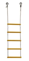 Детская веревочная лестница для ДСК  5 перекладин желтая ЛВ5-2В - магазин СпортДоставка. Спортивные товары интернет магазин в Новошахтинске 