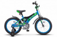 Детский велосипед Stels Jet 16" Z010 синий черный  2022 - магазин СпортДоставка. Спортивные товары интернет магазин в Новошахтинске 