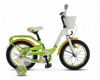 Детский велосипед Stels Pilot-190 16" V030 Зелёный жёлтый белый 2022 - магазин СпортДоставка. Спортивные товары интернет магазин в Новошахтинске 